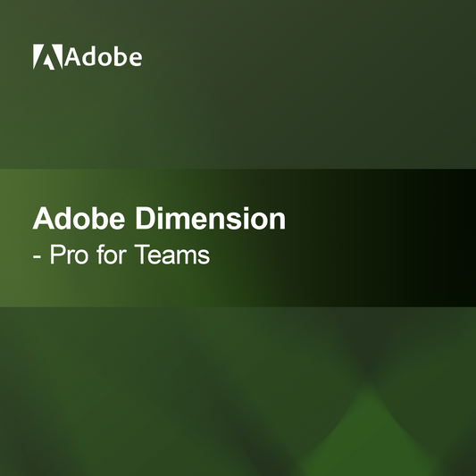 Adobe Dimension - Pro pentru echipe