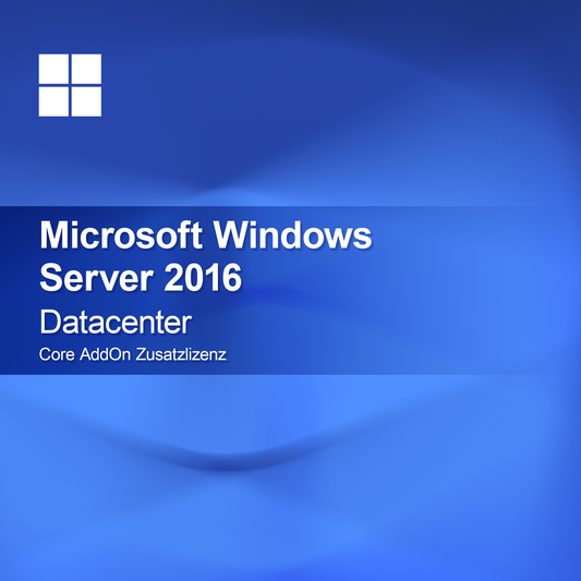 Microsoft Windows Server 2016 Datacenter, Core AddOn dodatkowa licencja