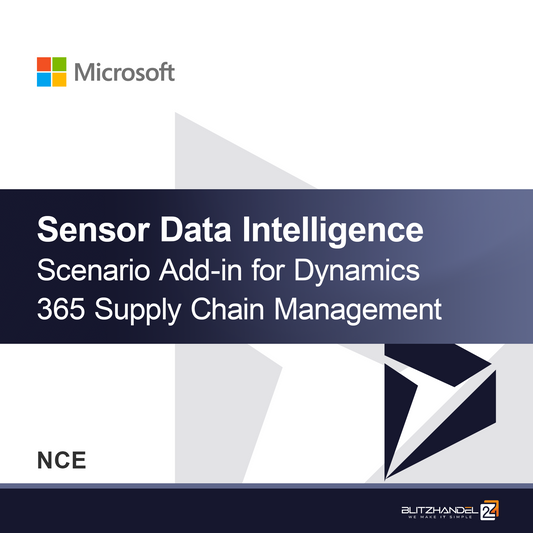 Sensor Data Intelligence Scenario-tillägg för Dynamics 365 Supply Chain Management (NCE)