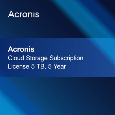 Acronis Cloud Storage Abonnementslicentie 5 TB, 5 Jaar