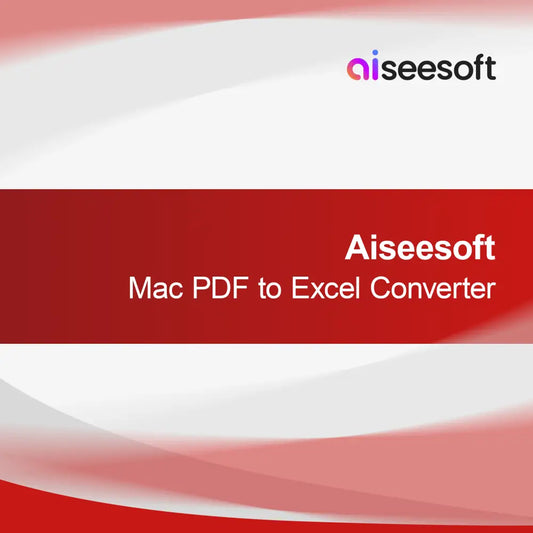 Aiseesoft Mac PDF naar Excel Converter