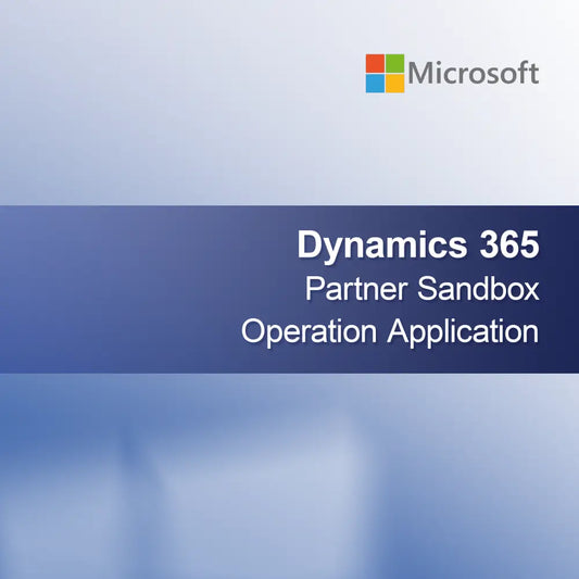 Aplikacija za upravljanje Dynamics 365 Partner Sandbox