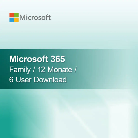 Microsoft 365 Family / 12 Bulan / 6 Pengguna Unduhan