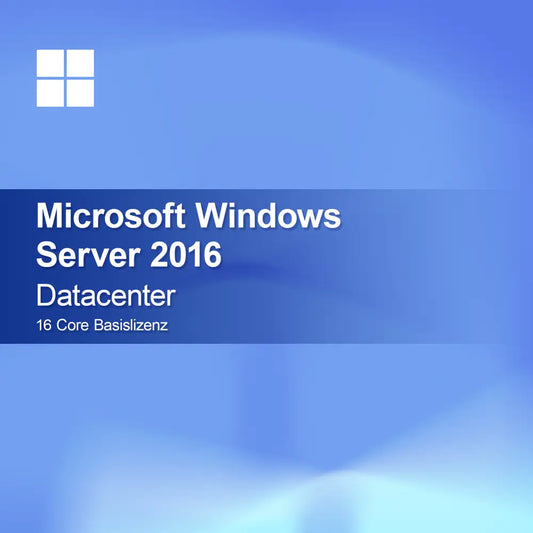 Microsoft Windows Server 2016 Datacenter 16-rdzeniowa licencja podstawowa