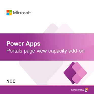 Dodatek za zmogljivost ogledov strani Power Apps Portals (NCE)