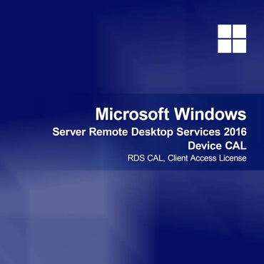 Licença de Acesso de Cliente (CAL) para Dispositivo do Microsoft Windows Server Remote Desktop Services 2016, CAL RDS