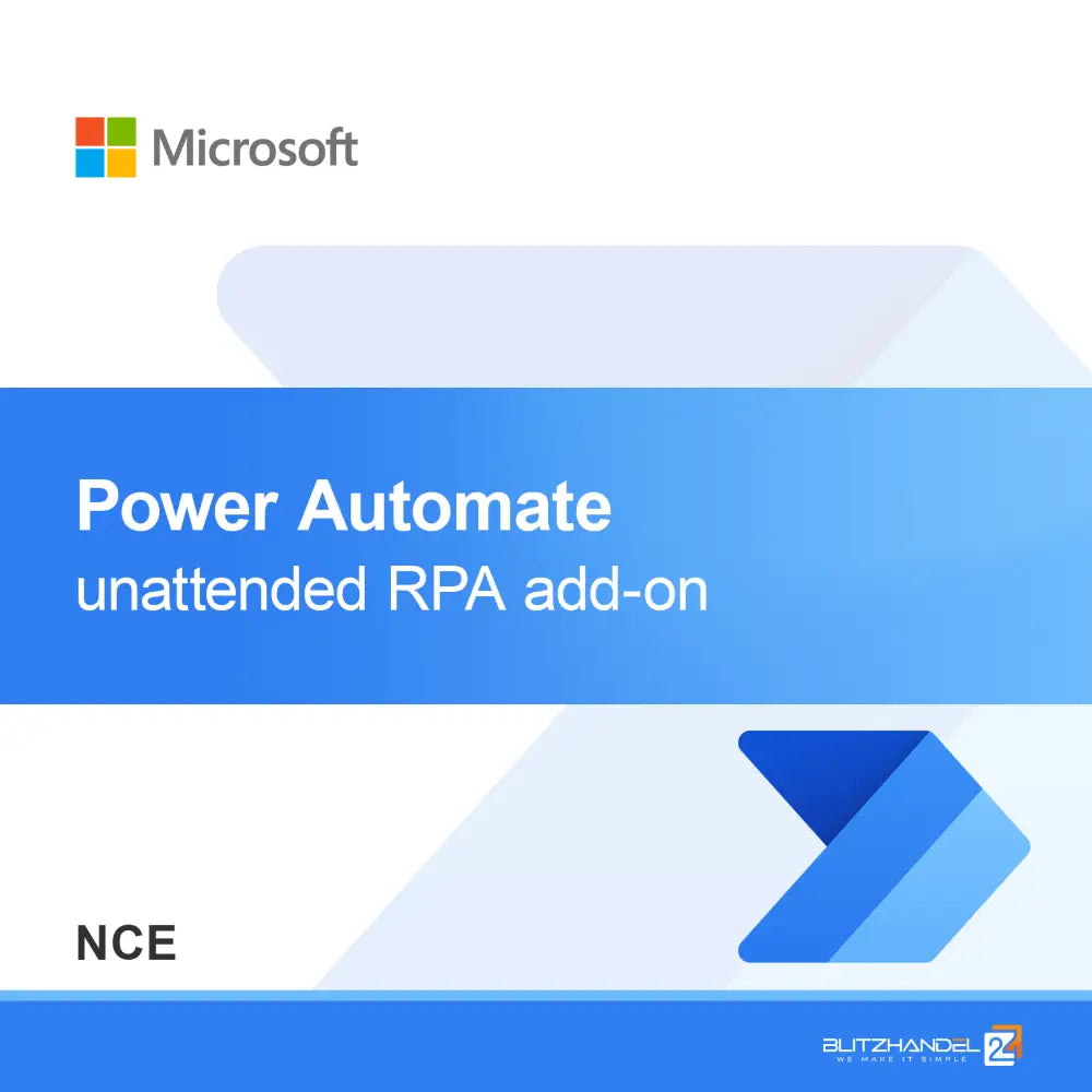 Dodatek Power Automate unattended RPA (NCE)
